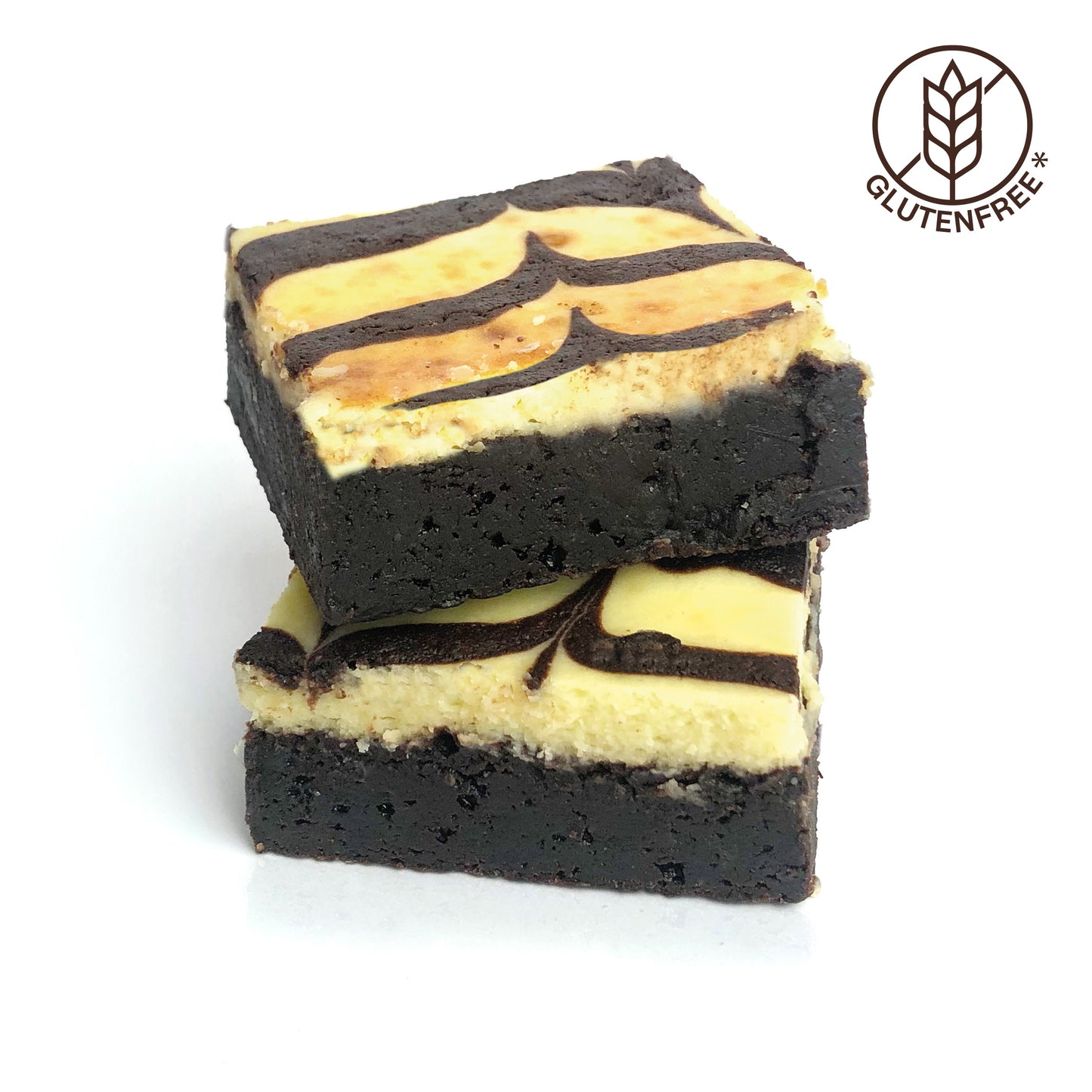 Cheesecake Brownie ohne Gluten