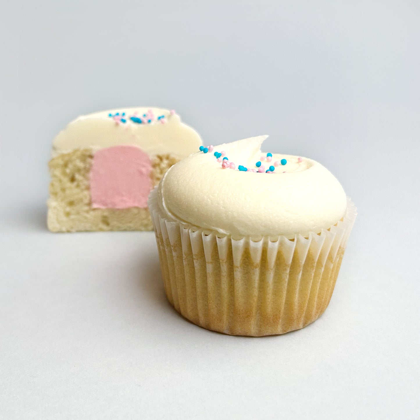 Gender Reveal Cupcakes Girl