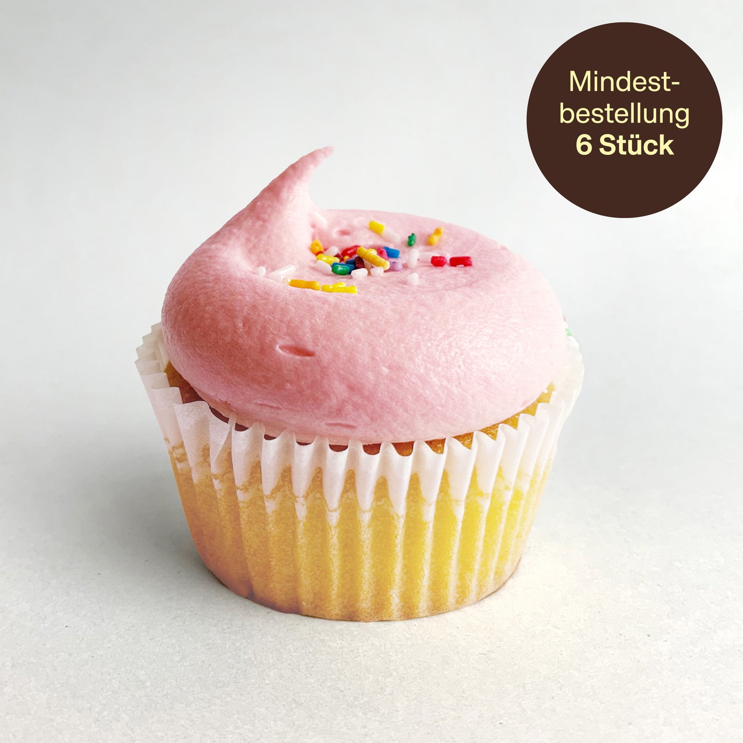 Party-Sprinkles Cupcake Pink
