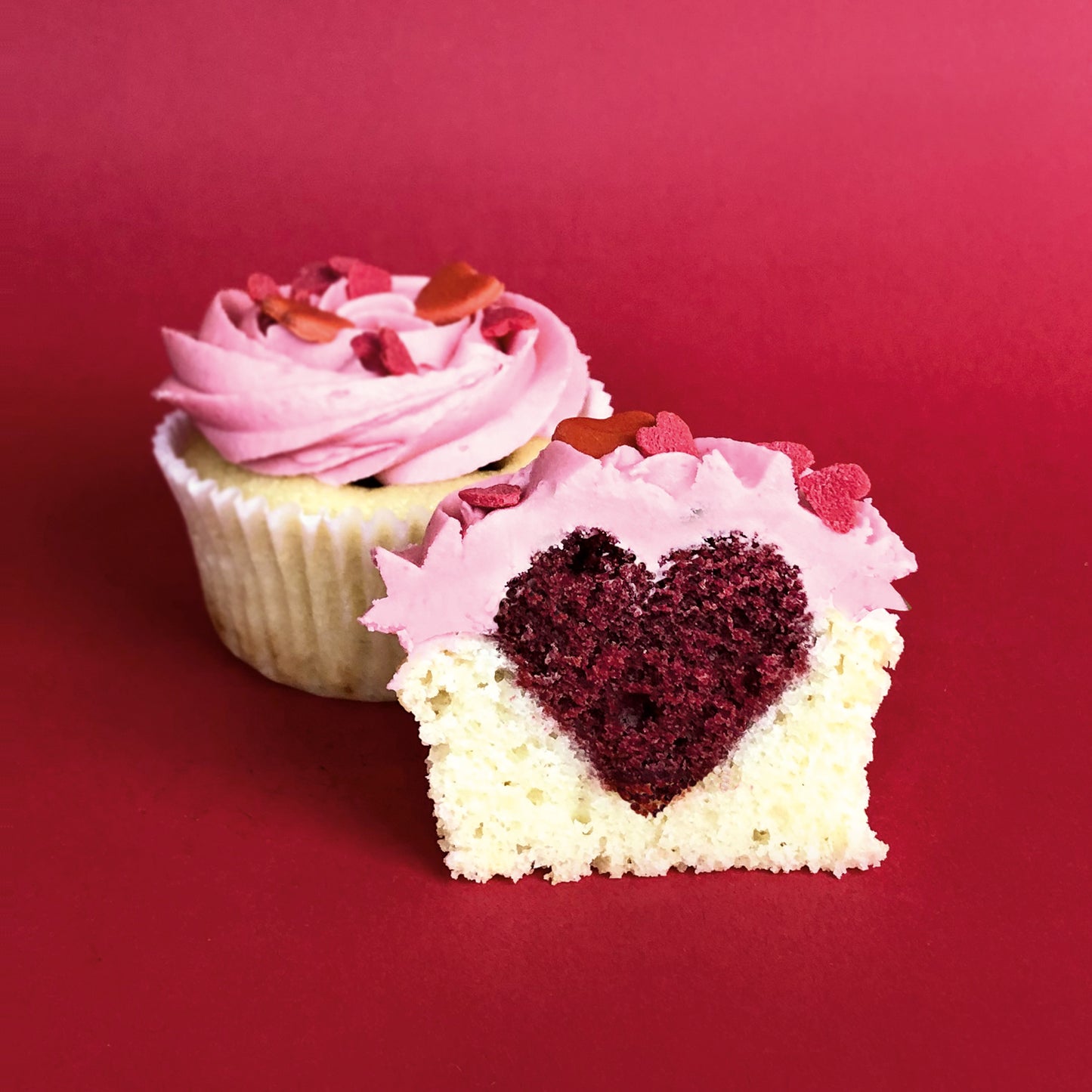 Secret Heart Cupcake Himbeer