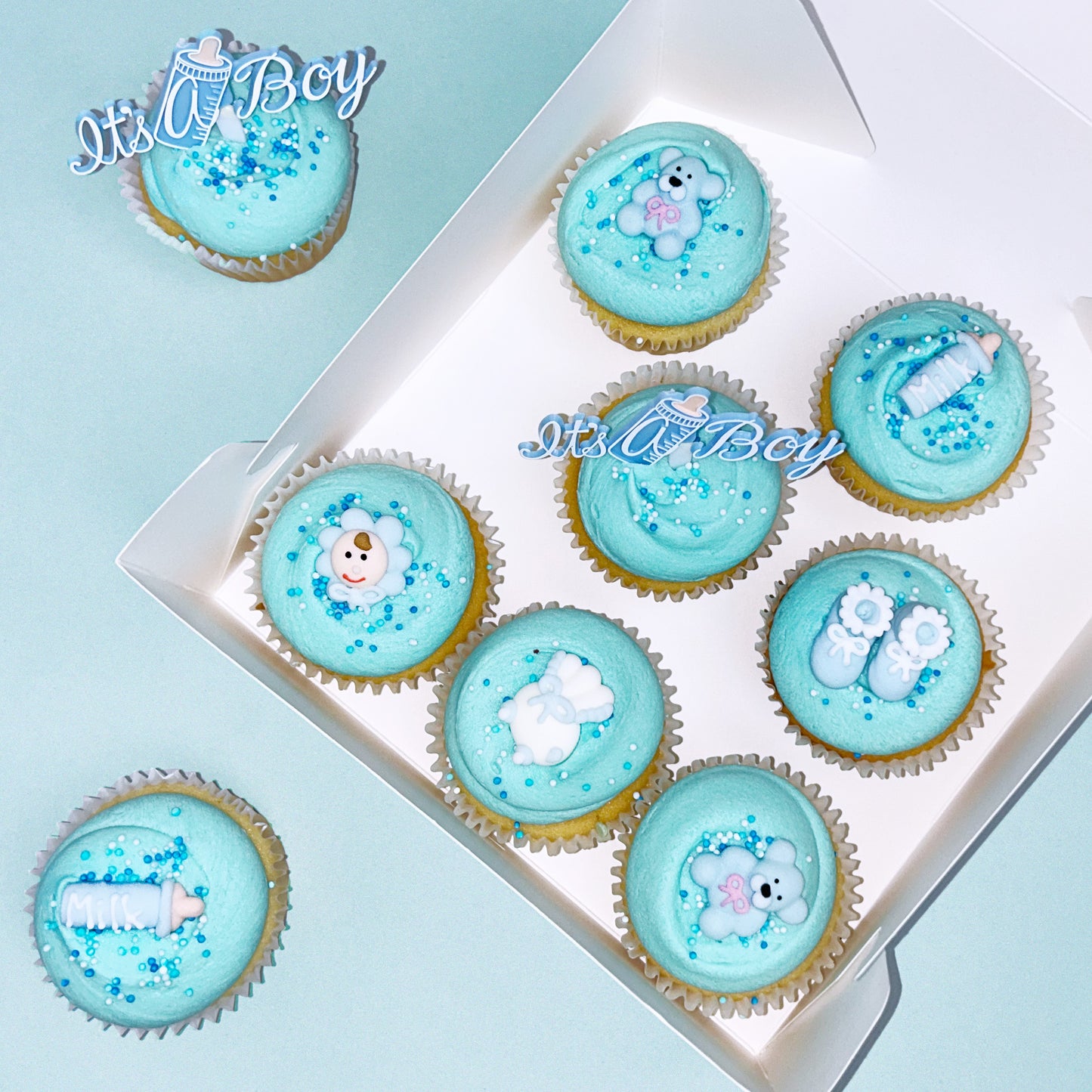 Babyshower Cupcakes It’s A Boy (Gross)