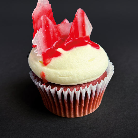 Red Velvet Bloody Glas